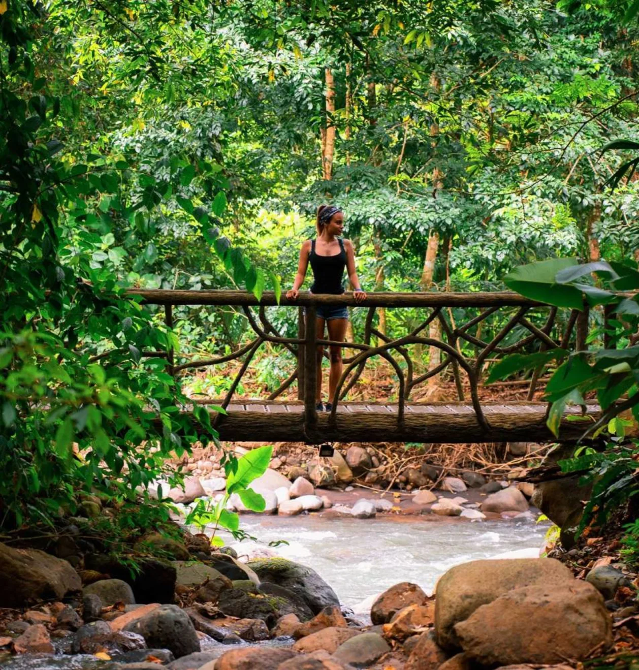 Bridge shot at The Springs Resort & Spa Arenal